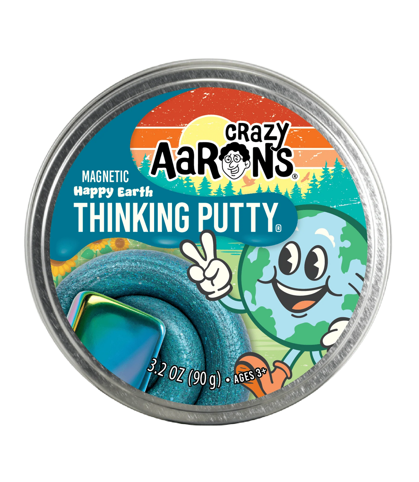 Crazy Aaron's Thinking Putty Magnetic Storms - Happy Earth