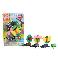 Iwako Puzzle Erasers - Bugs