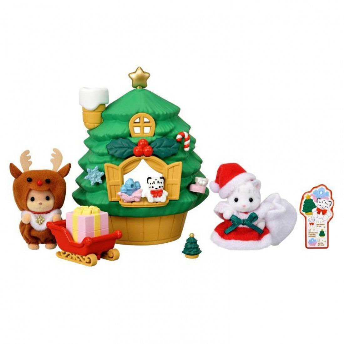Sylvanian Families 5822 Baby Santa's Christmas Tree House