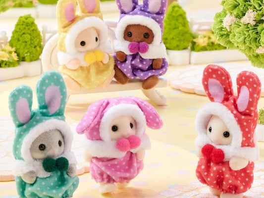 Sylvanian Families Colourful Bunnies Costume Baby Series