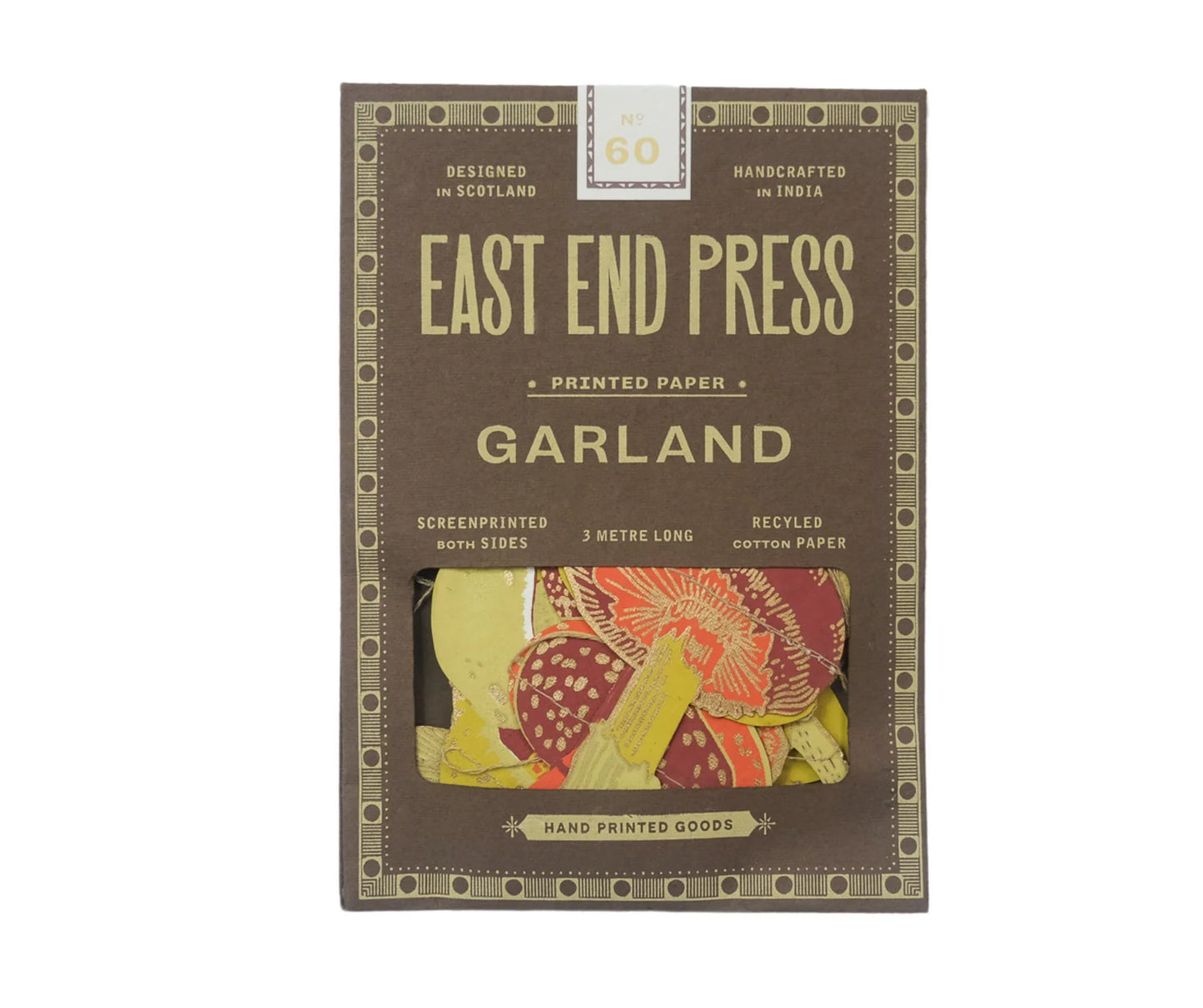 East End Press Mushroom Sewn Garland