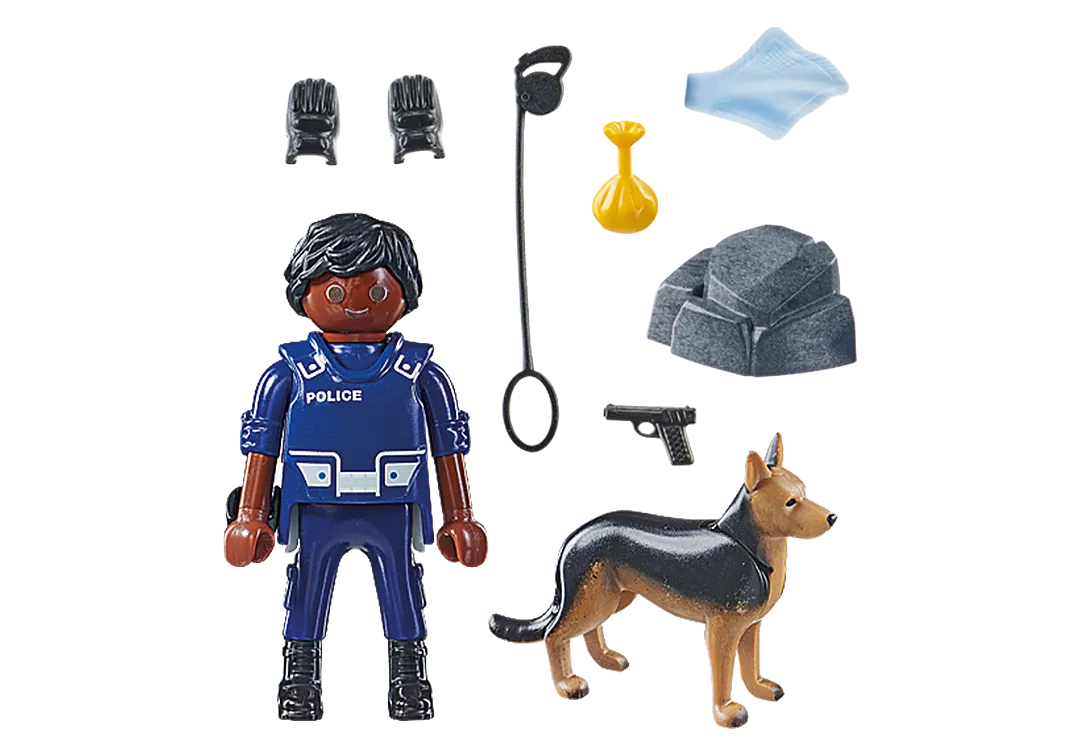 Playmobil specialPLUS - Policeman with Dog