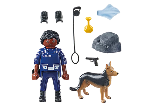 Playmobil specialPLUS - Policeman with Dog