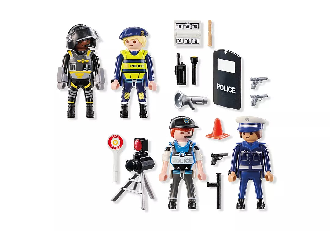 Playmobil ACTION HEROES - Police Figures Set