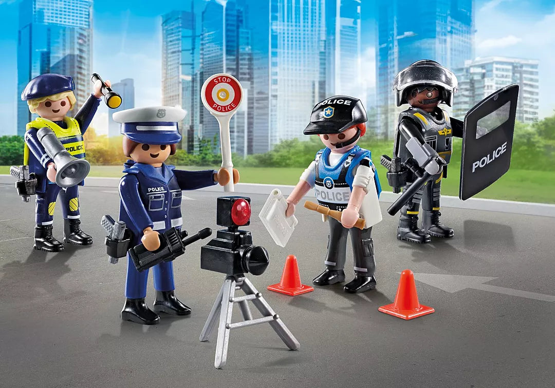 Playmobil ACTION HEROES - Police Figures Set