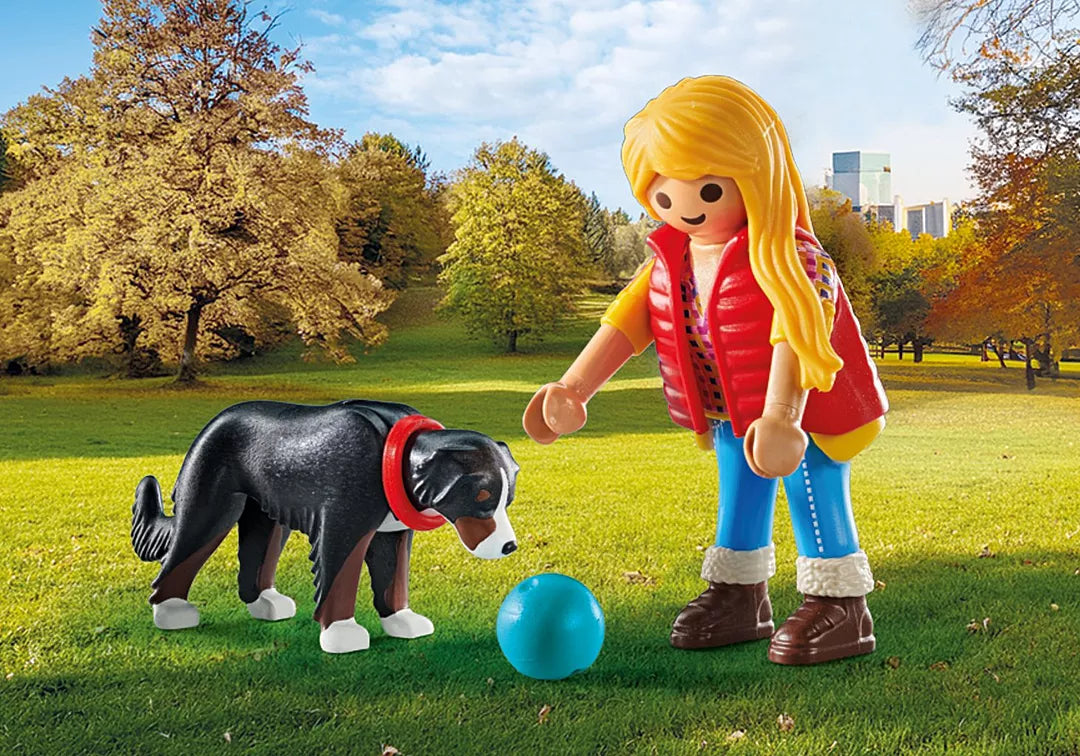 Playmobil myLife - Woman with Mountain Dog