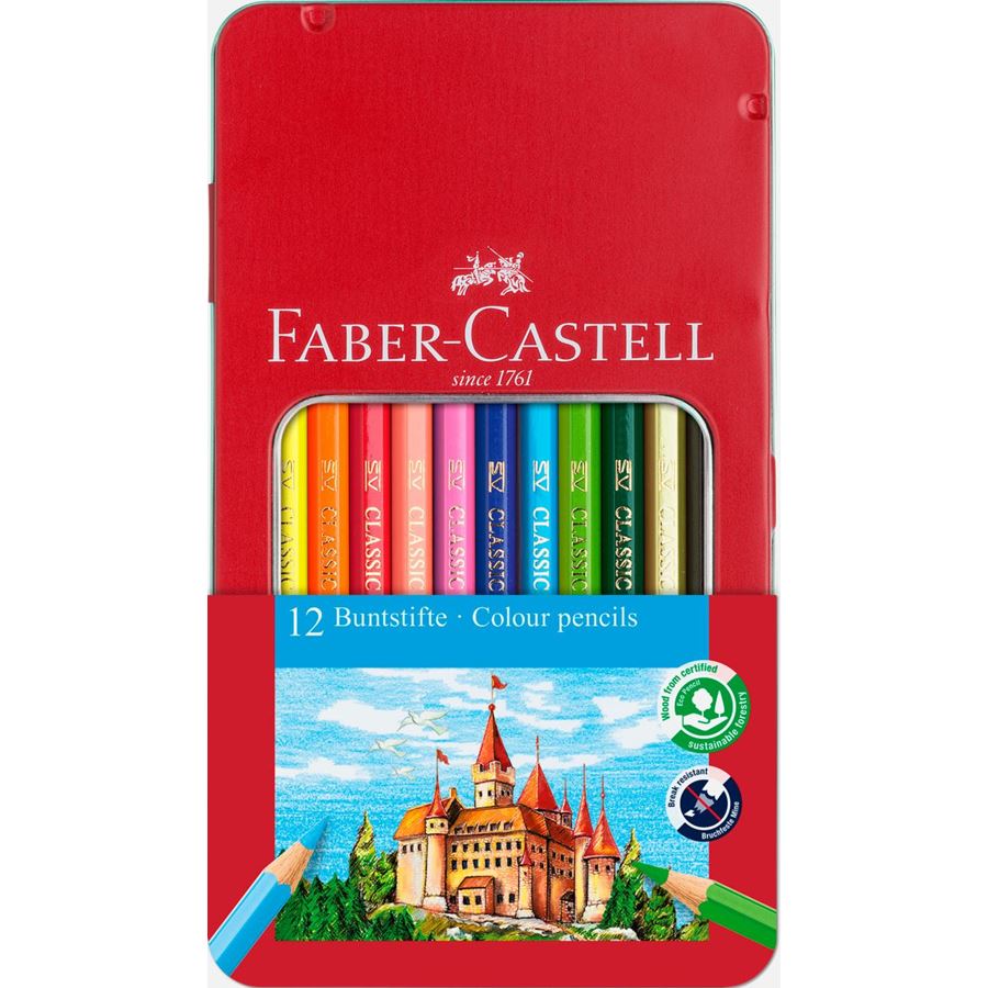 Faber-Castell 12 Colour Pencils