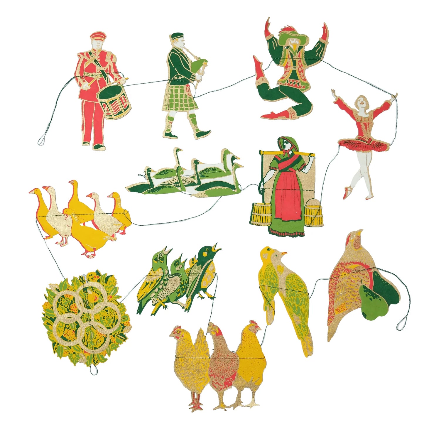 East End Press 12 Days of Christmas Garland