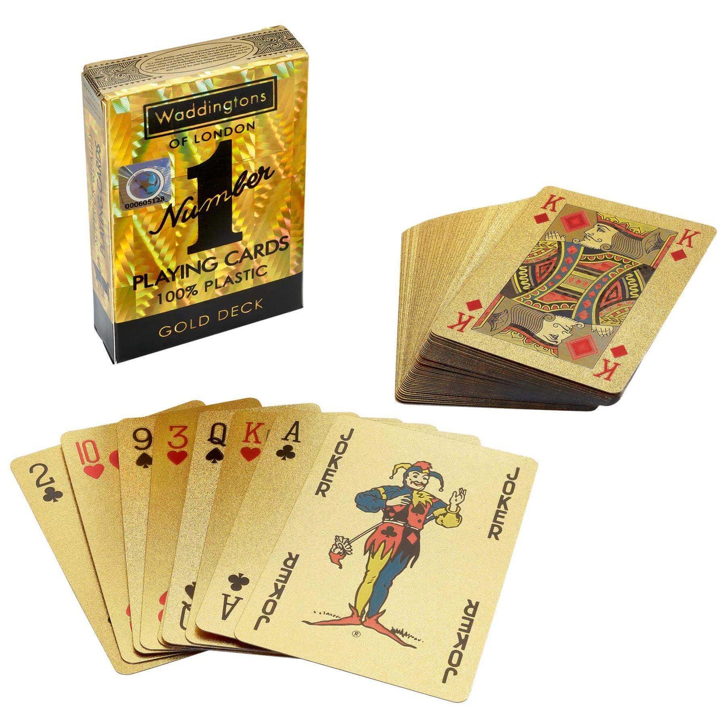 Classic Gold Playing Cards Waddingtons Number 1 Playing Cards