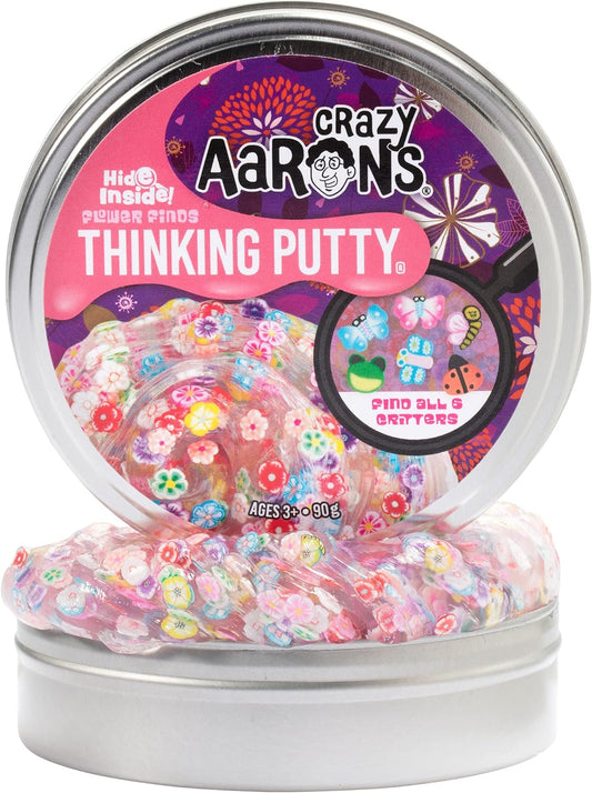 Crazy Aaron's Hide Inside Flower Finds Thinking Putty