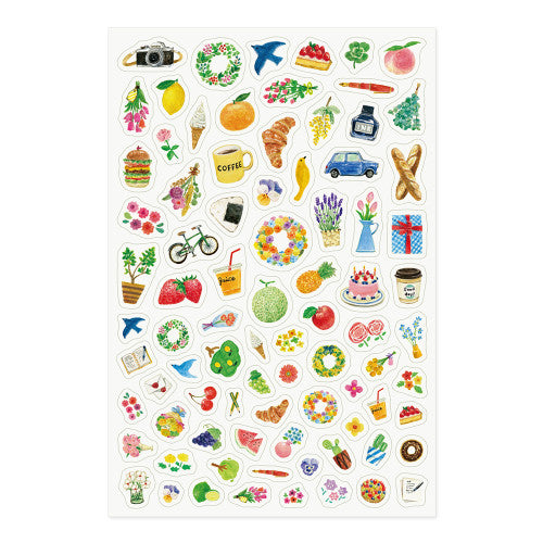 Midori Yuru Log Sticker - Motif