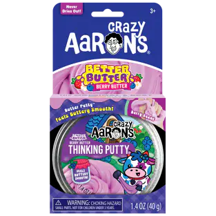 Crazy Aaron's Thinking Putty 3.5 inch - Better Butter Berry