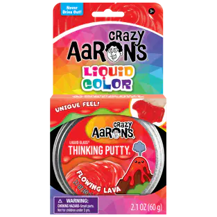 Crazy Aaron's Thinking Putty 3.5 inch - Flowing Lava