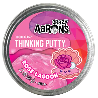 Crazy Aaron's Thinking Putty 3.5 inch - Rose Lagoon