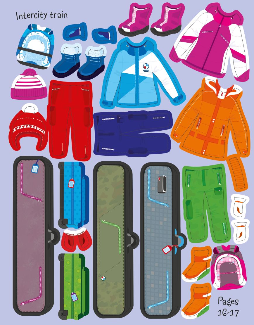 Usborne Sticker Dolly Dressing Travel