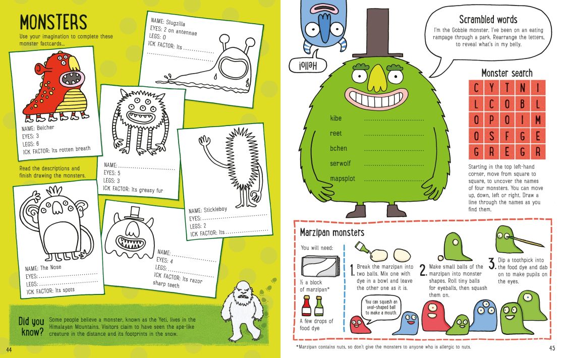 Usborne Amazing Activity Book