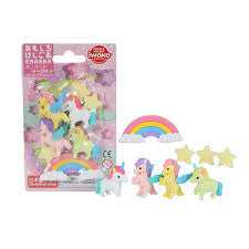 Iwako Puzzle Erasers- Unicorns + Pegasus