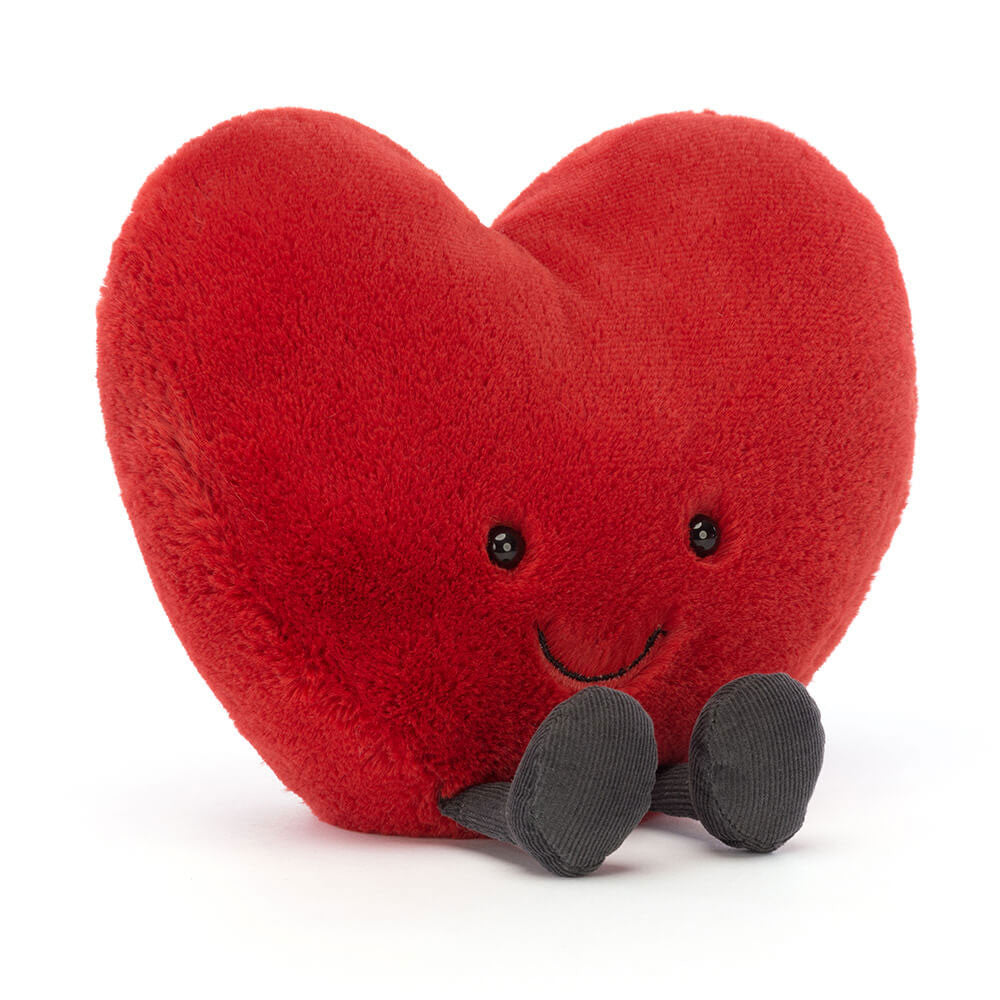 Jellycat Amusables Red Heart Large