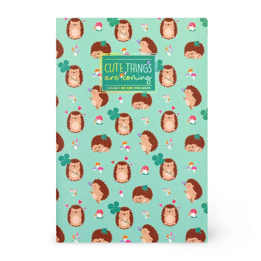 Legami Lined Quaderno- Hedgehog Notebook Medium
