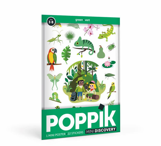 Poppik Mini Discovery Stickers Jungle