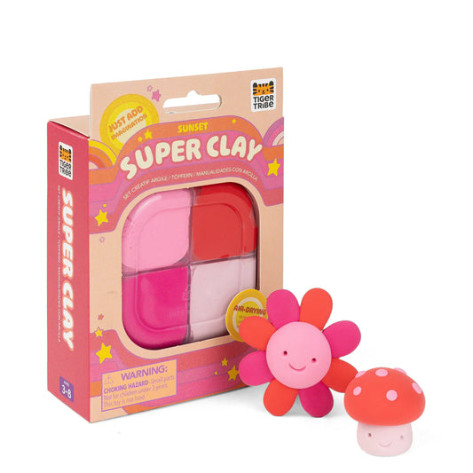 Bigjigs Super Clay - Sunset (Pink + Red)