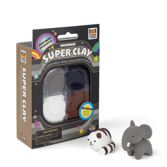 Bigjigs Super Clay - Moonrise (Neutrals)