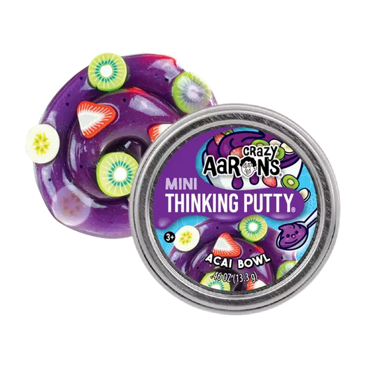 Crazy Aaron's Thinking Putty Mini Tin Assortment - Acai Bowl