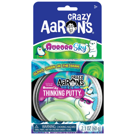Crazy Aaron's Thinking Putty 3.5 inch - Aurora Sky