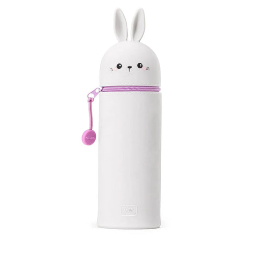 Legami Kawaii 2 in 1 Soft Silicone Pencil Case - Bunny