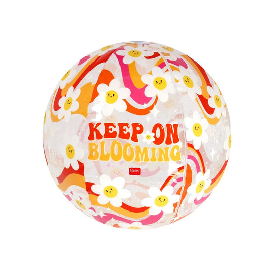 Legami Glitter Beach Ball - Keep on Blooming