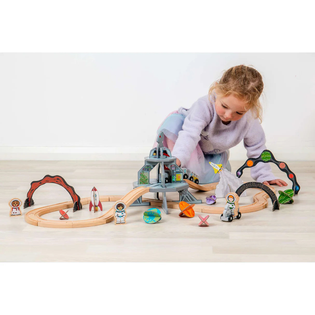 Bigjigs Space Train Set