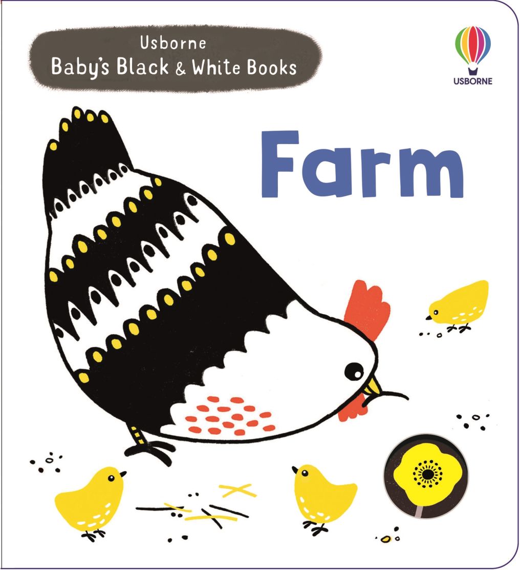 Usborne Baby's Black and White Book Farm