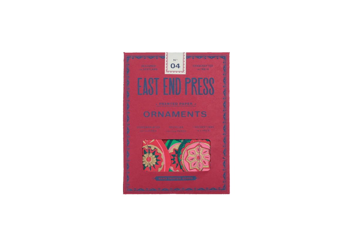 East End Press Baubles Paper Ornaments