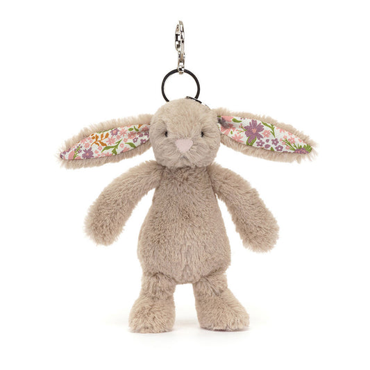 Jellycat Blossom Beige Bunny ‘Petal’ Bag Charm