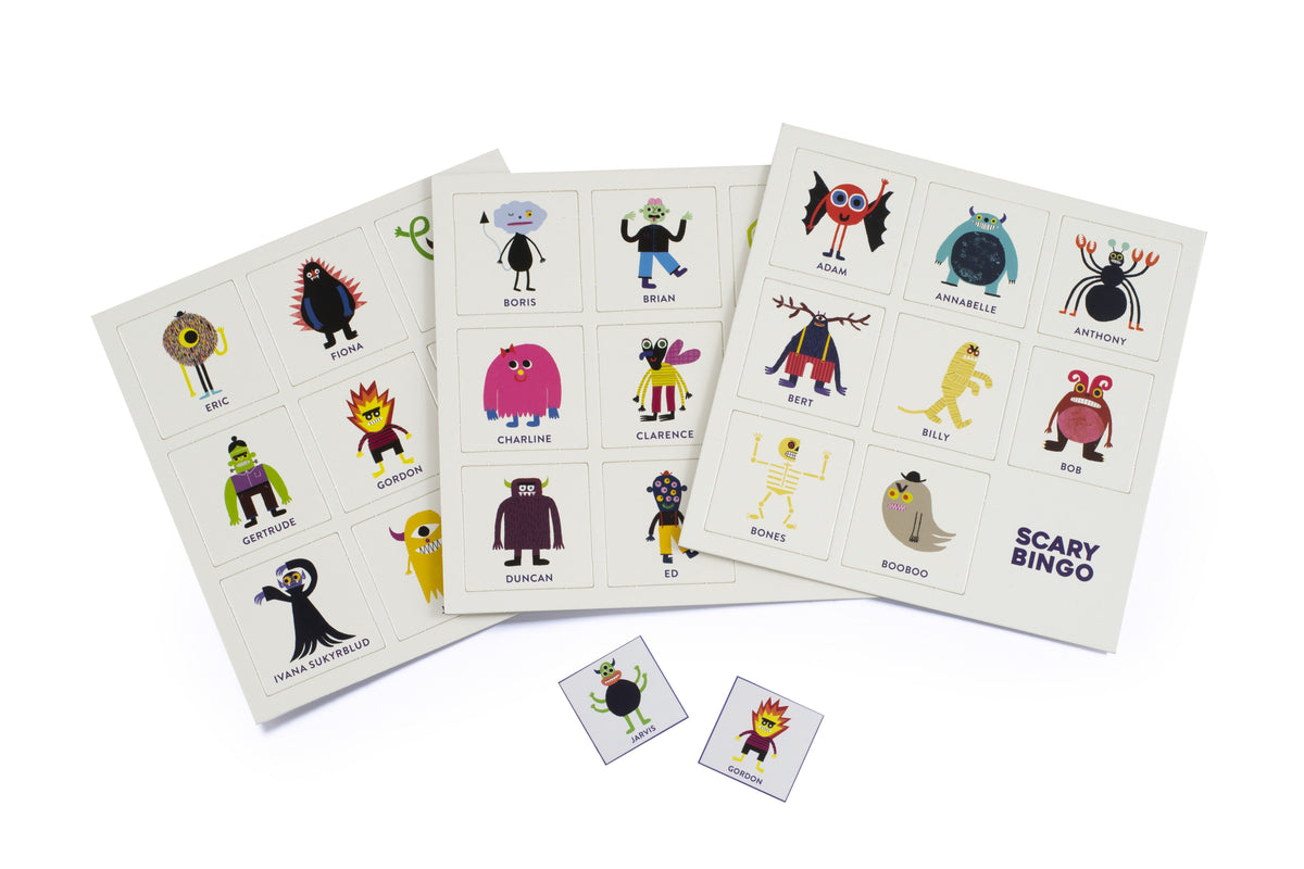 Bookspeed Scary Bingo For Kids