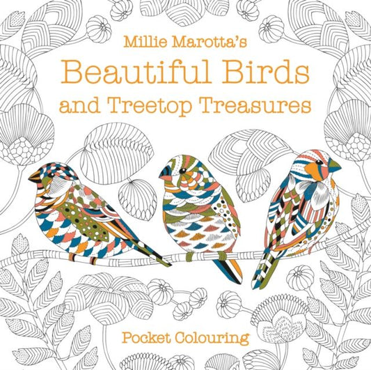 Bookspeed Millie Marotta's Beautiful Birds and Treetop Treasures Pocket Colouring Book