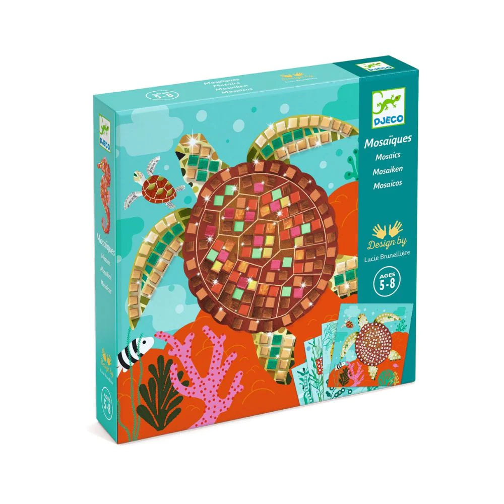 Djeco DJ09427 Caribbean (Turtle) Mosaic Kit