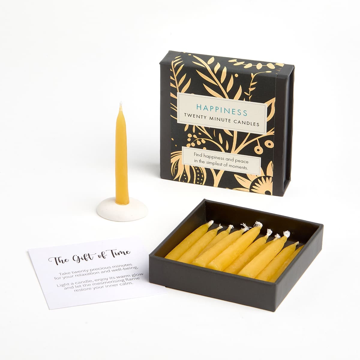 Cotton & Grey Twenty Minute Candles - Happiness