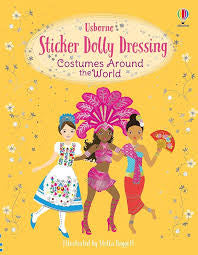 Usborne Sticker Dolly Dressing costumes Around the World