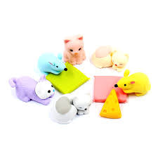 Iwako Puzzle Erasers Cat + Mouse