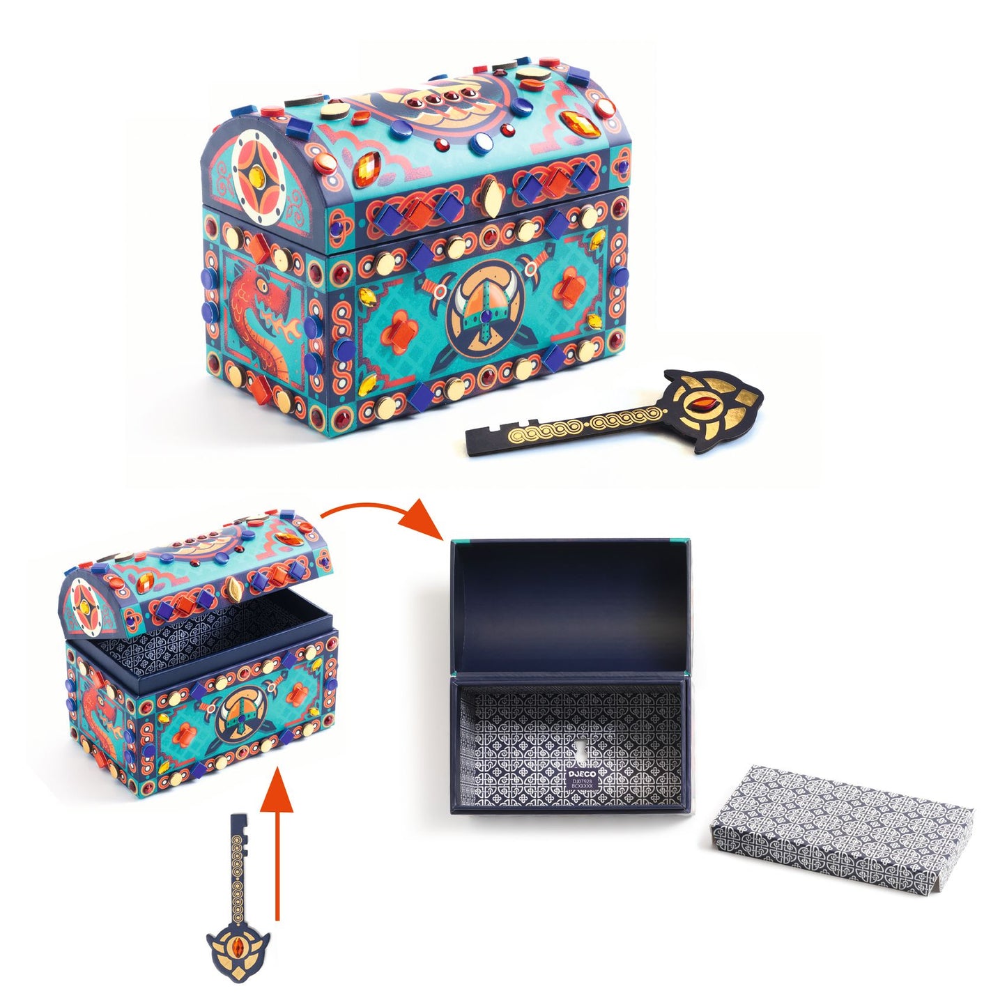 Djeco DJ07928 Super Treasure Chest