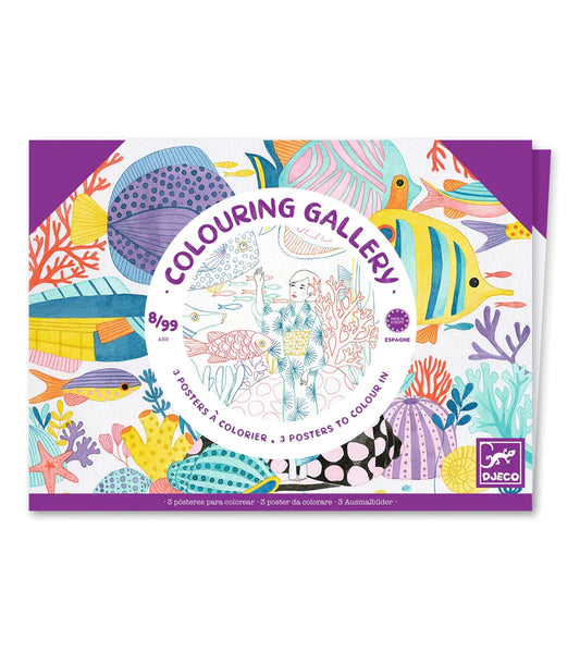 Djeco Dj08694 - Colouring Gallery Japan