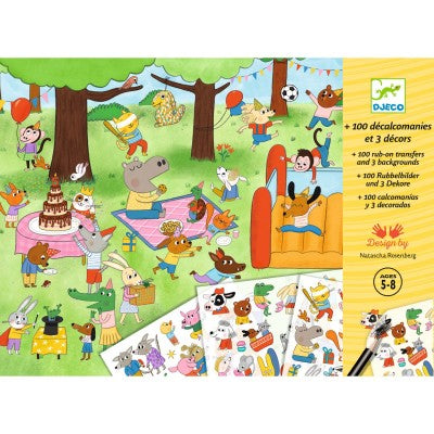 Djeco Dj09355 Rub-on transfers - Party Time