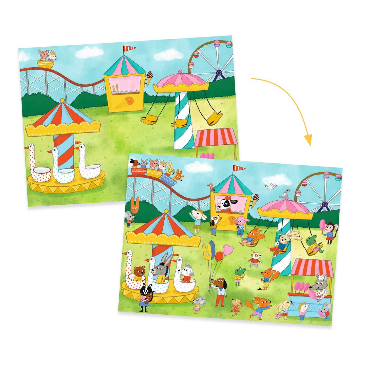 Djeco Dj09355 Rub-on transfers - Party Time