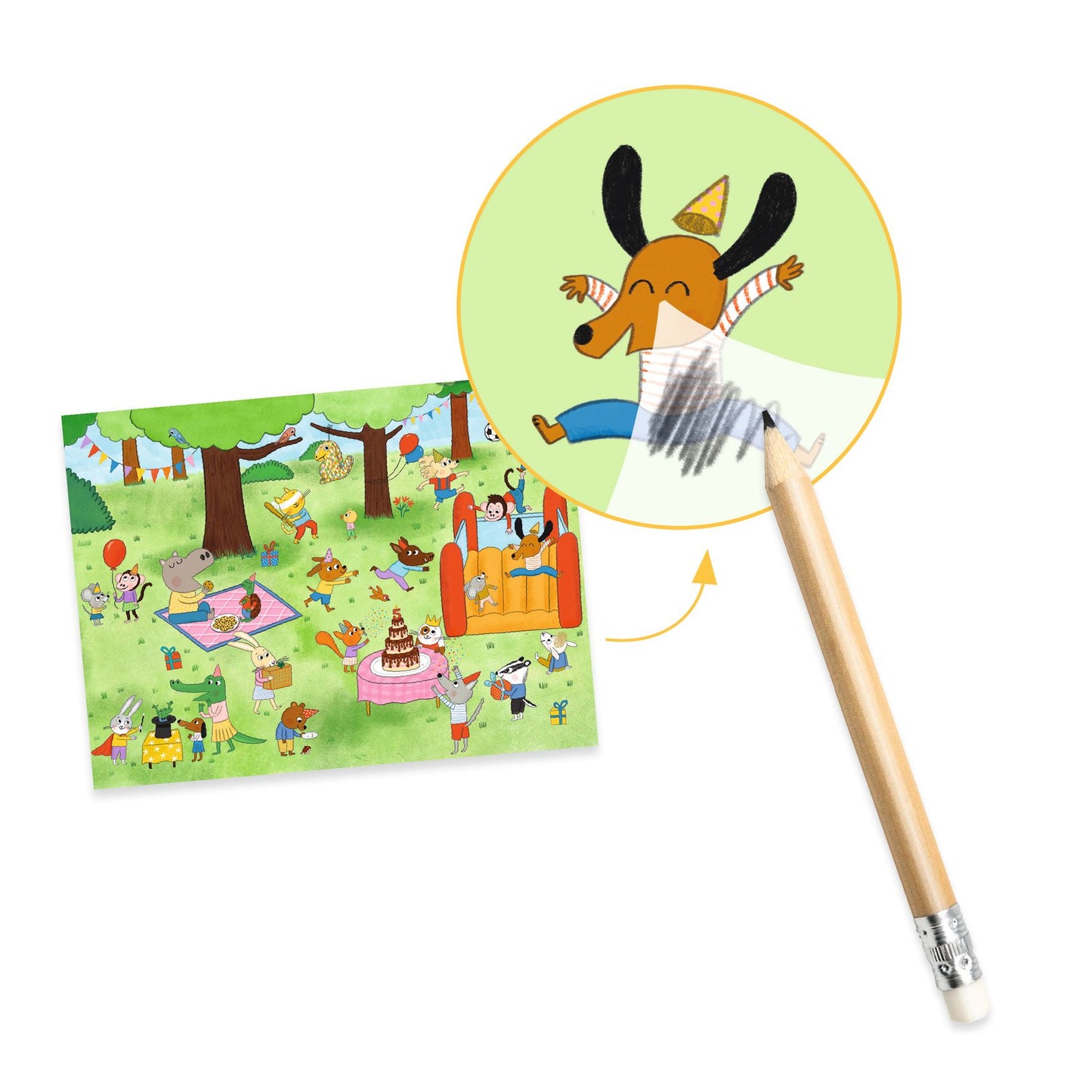 Djeco Dj09355 Rub-on transfers - Party Time