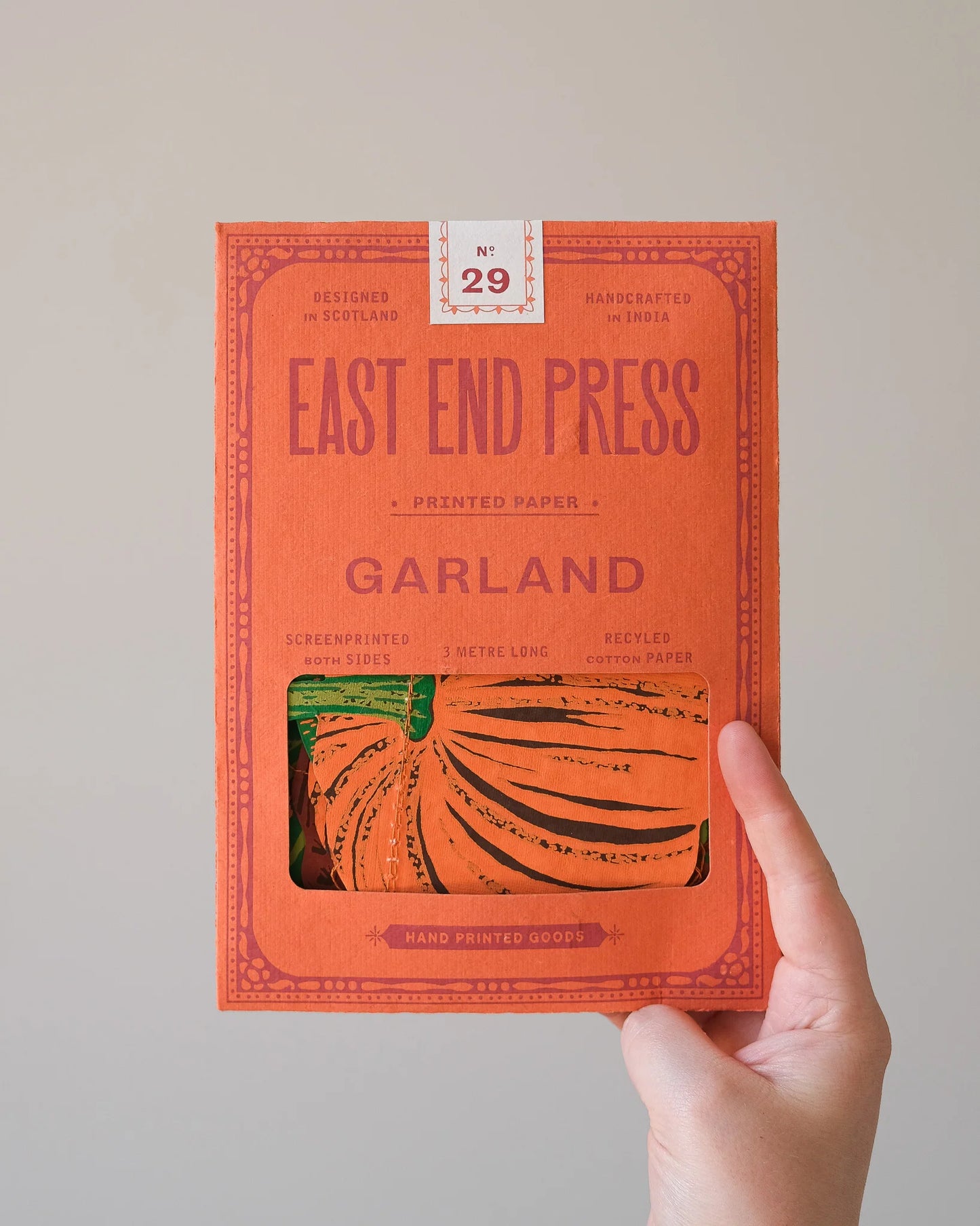 East End Press Pumpkin Garland