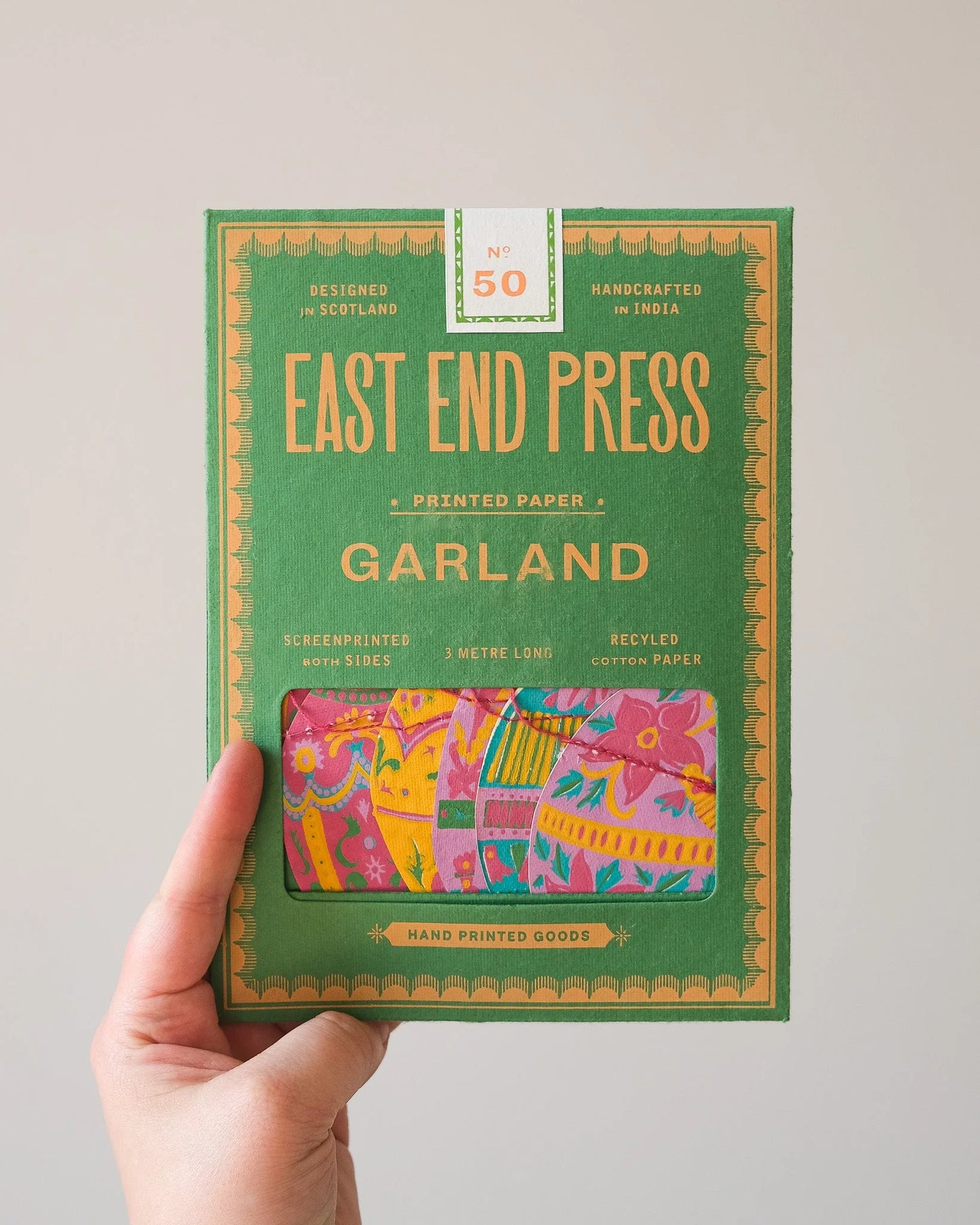 East End Press Easter Egg Sewn Garland