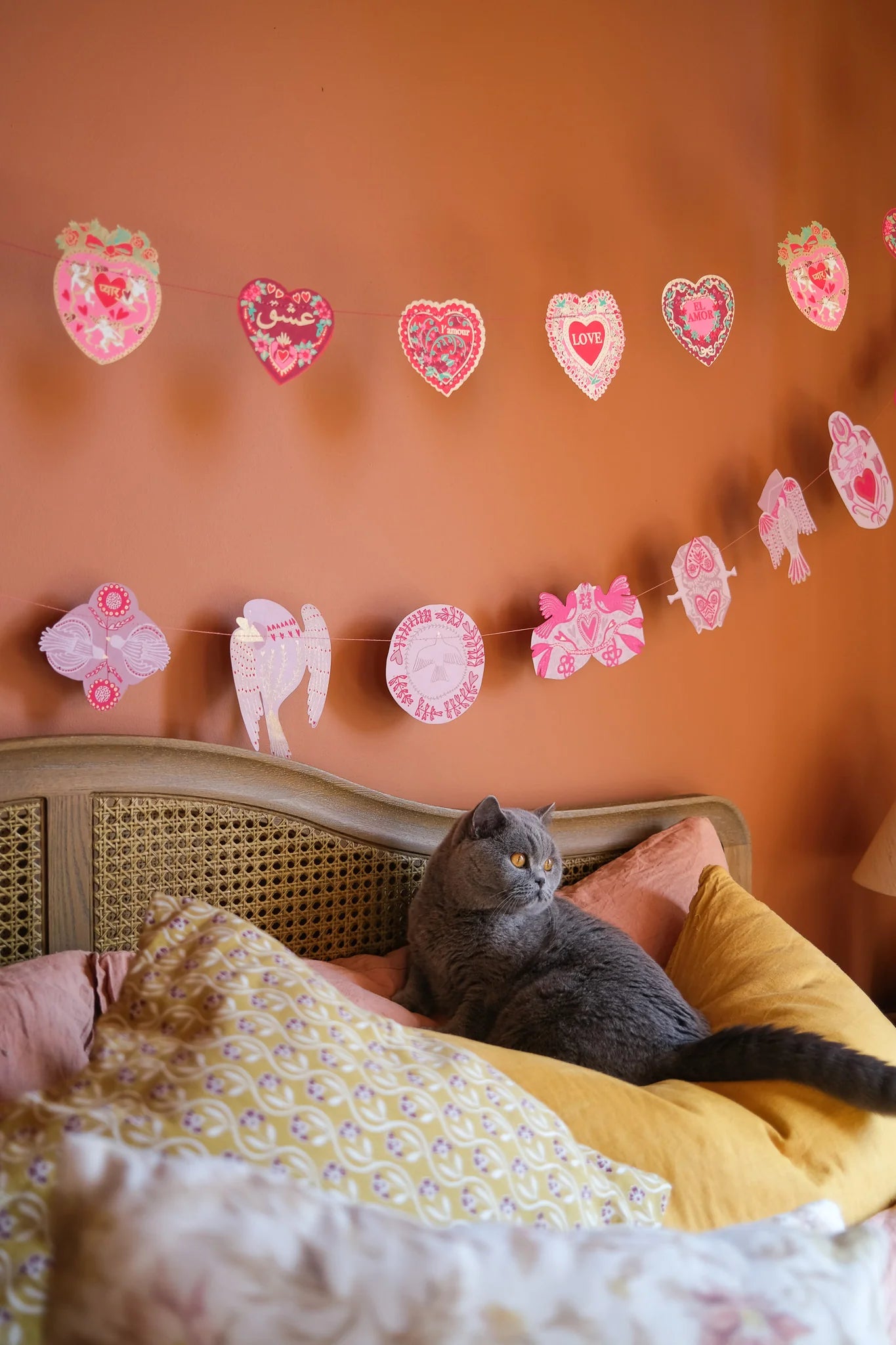 East End Press Love Birds Sewn Garland