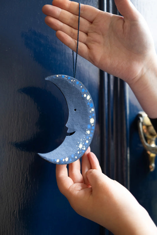 East End Press Midnight Man on the Moon Board Ornament