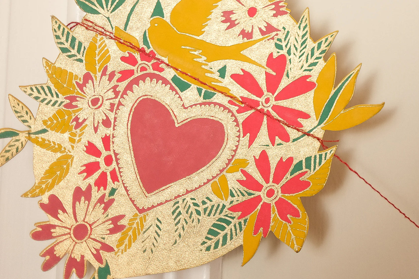 East End Press Hearts Sewn Garland